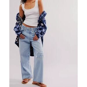 Citizens of Humanity Pina Low-Rise Baggy Crop Jeans Size 30 Style 2138B-3011